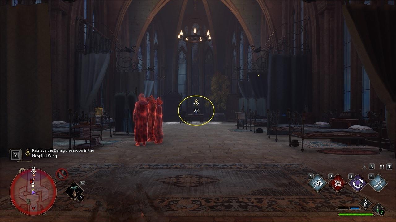 The quest from Gladwin turns this entire area into a stealth section, but it does reward you with two Demiguise Moons. The rest need to be collected by free-roaming.