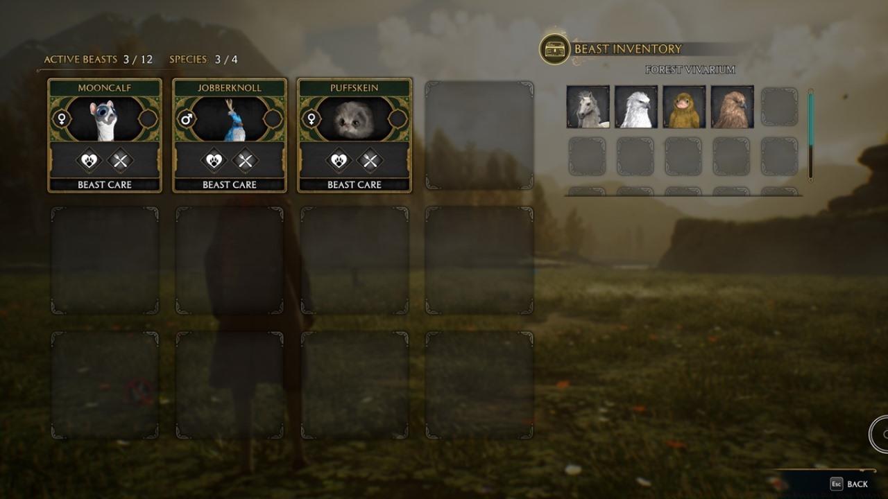 The Vivarium does have limitations, but you'll soon unlock some additional options.