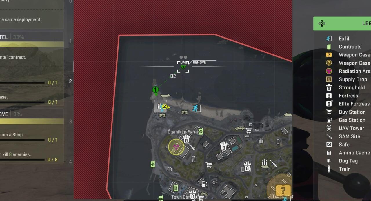 Drifting Supply Bag location