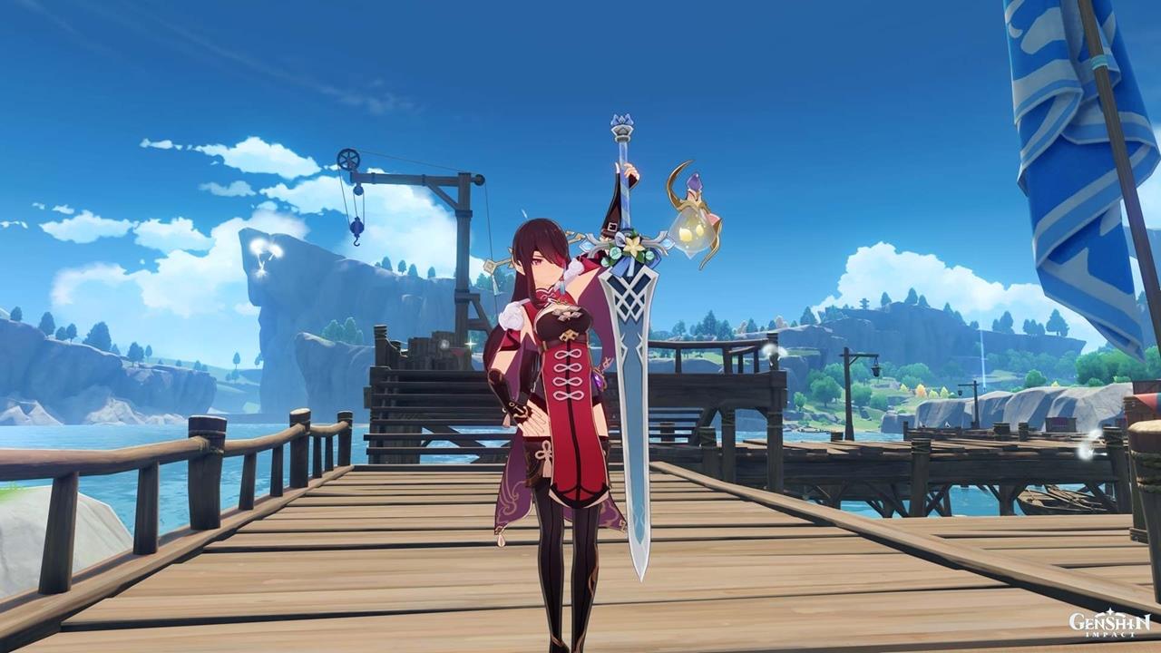 The Mailed Flower claymore is the unique reward for this particular event.