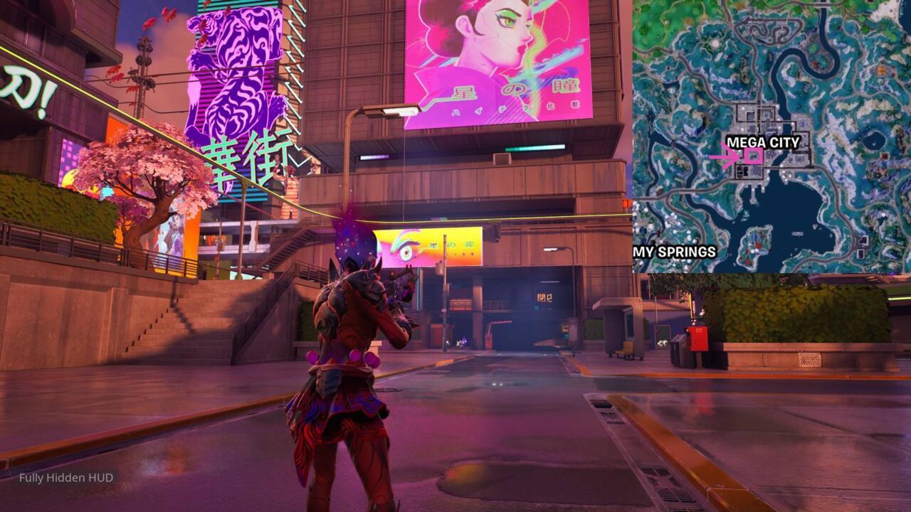 1. This skyscraper in Mega City with a little mall under it