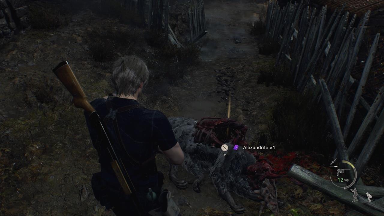 Stay closer to the gate that leads back to the Village Chief's House so you can trick its AI. It will drop an Alexandrite once it's dead.