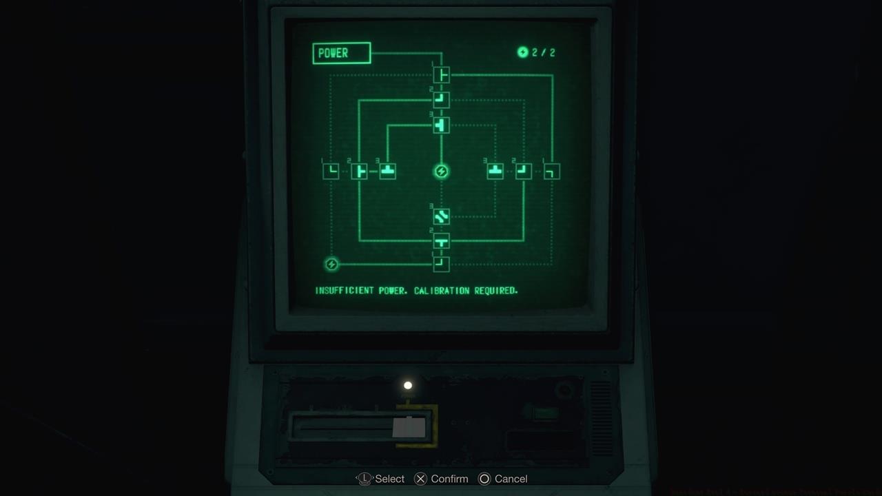 The solution to the first puzzle.