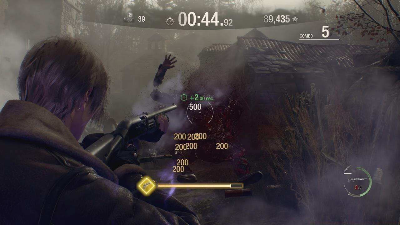 Leon gains a damage and speed boost while Mayhem Mode is active.