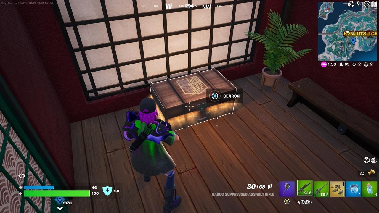 The Scout Regiment Footlockers are large brown chests adorned with a military logo on top.