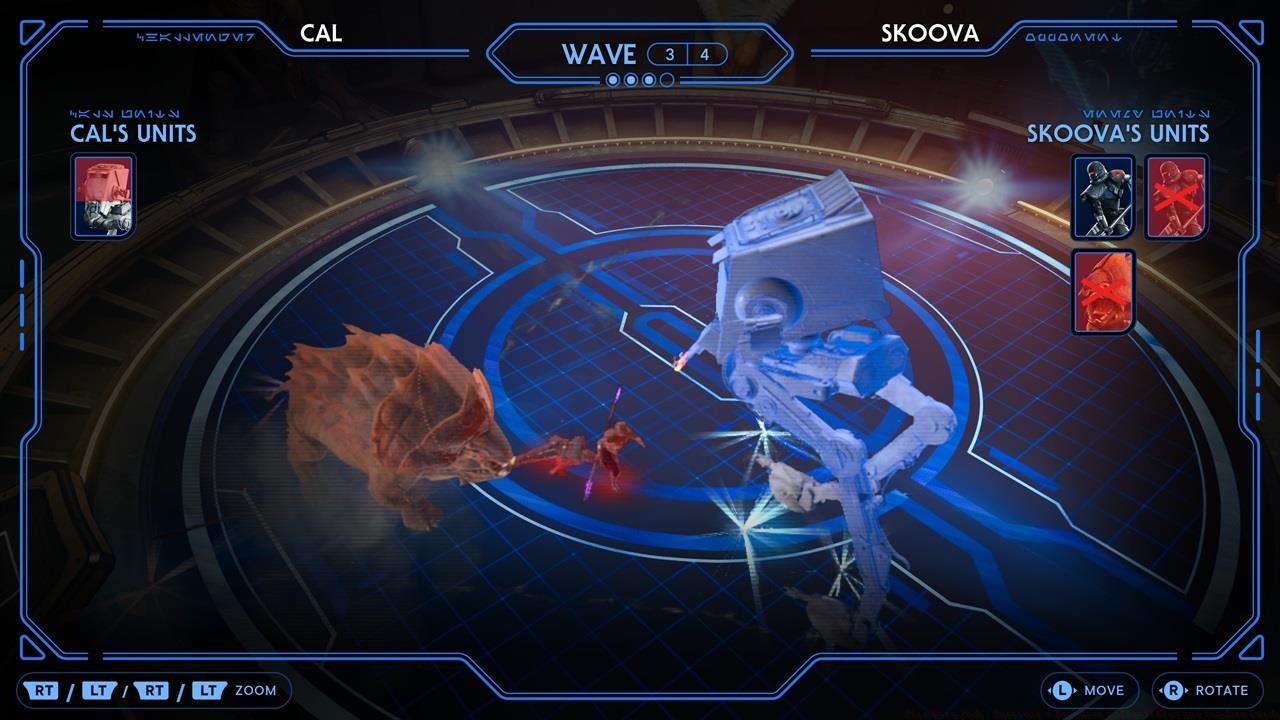 We guarantee you'll have a fun time playing the Holotactics auto-battler minigame.