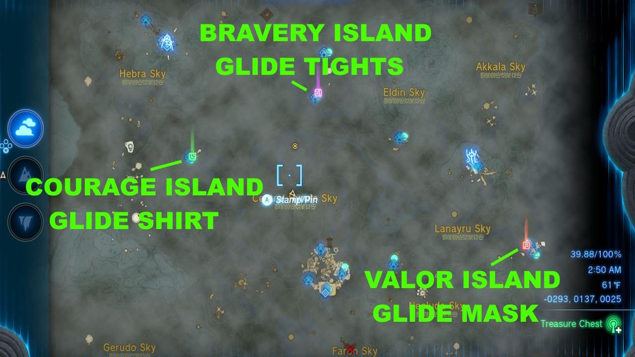 These are where you'll find the Wingsuit/Glide Set armor pieces.