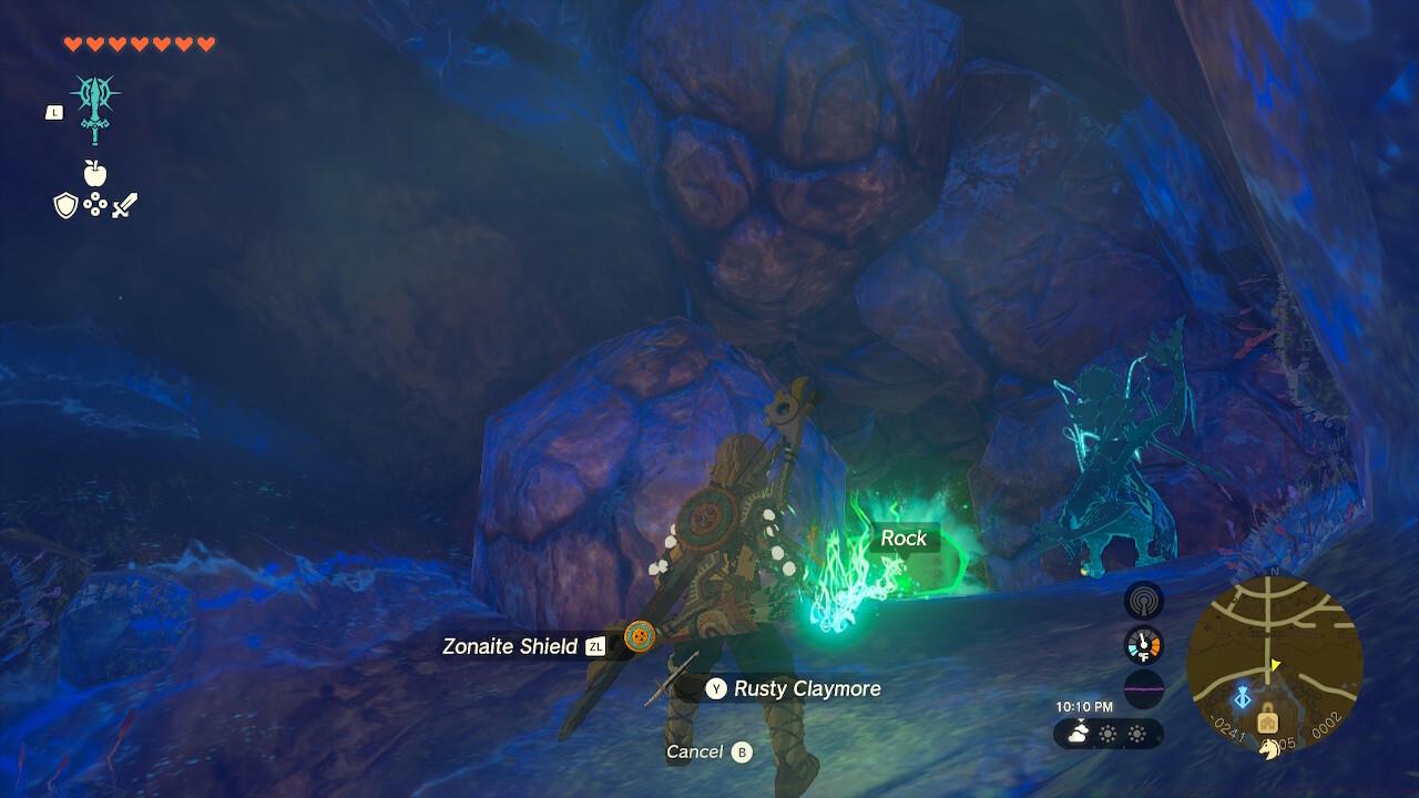 Rocks destroying rocks. Simple as that.