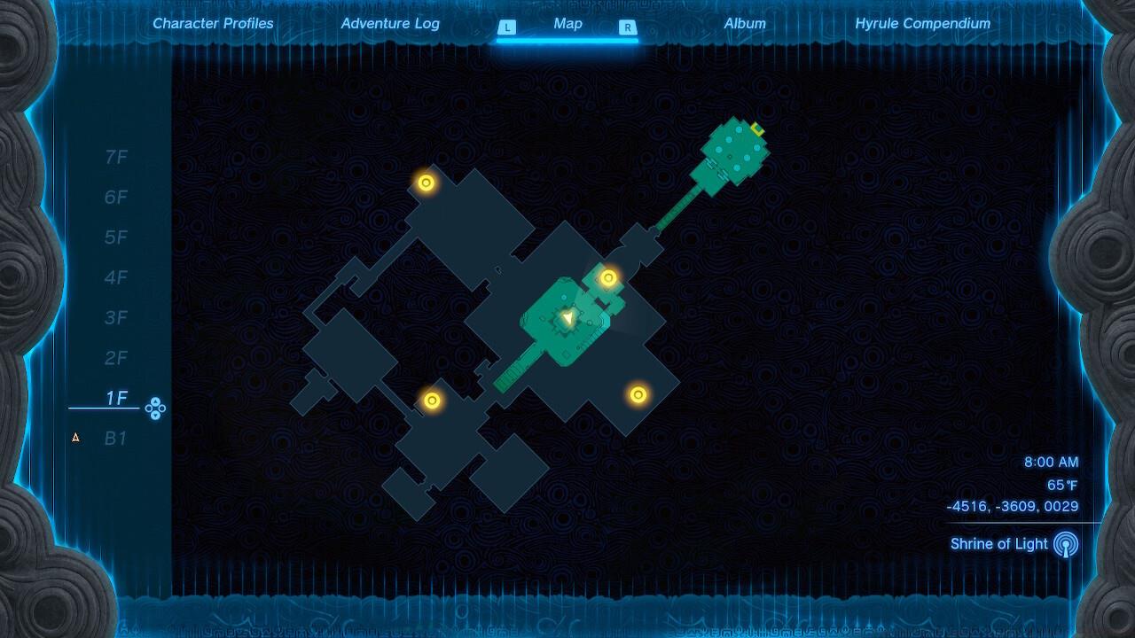 Lightning Temple map