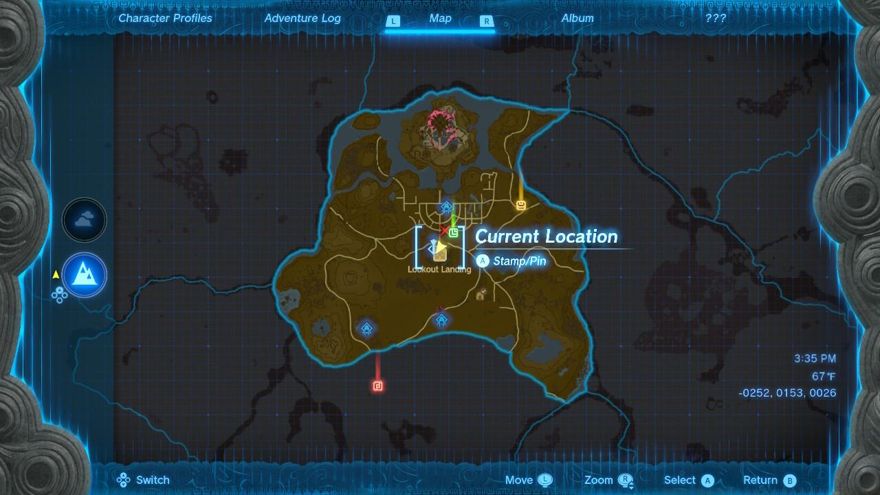 You won't see these map details until you discover Skyview Towers, but it's in this very village where you'll do that.