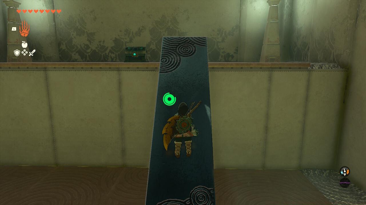 The first optional chest can be reached by using a block piece as a bridge.