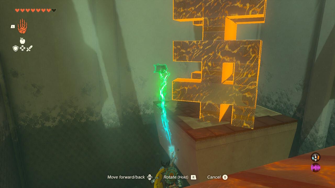 The second chest can be grabbed after dropping it to bottom level by pulling out the back two blocks.