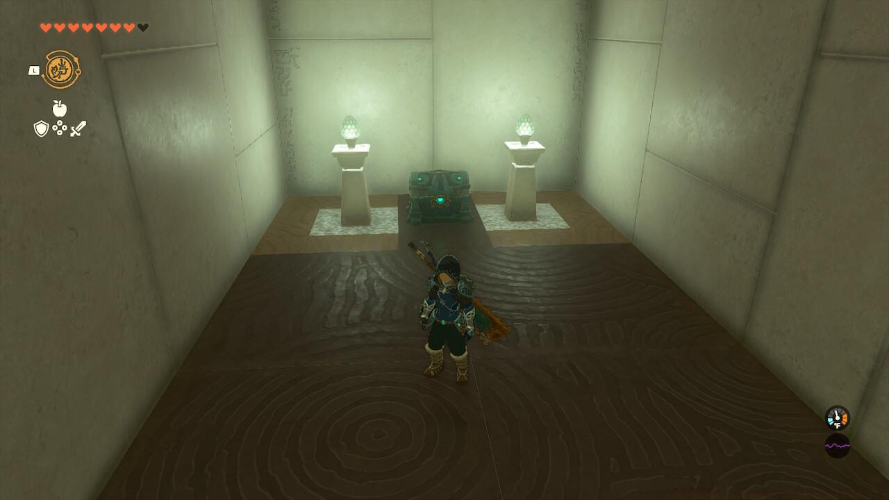 The optional chest can be found underneath the crank controller cog.