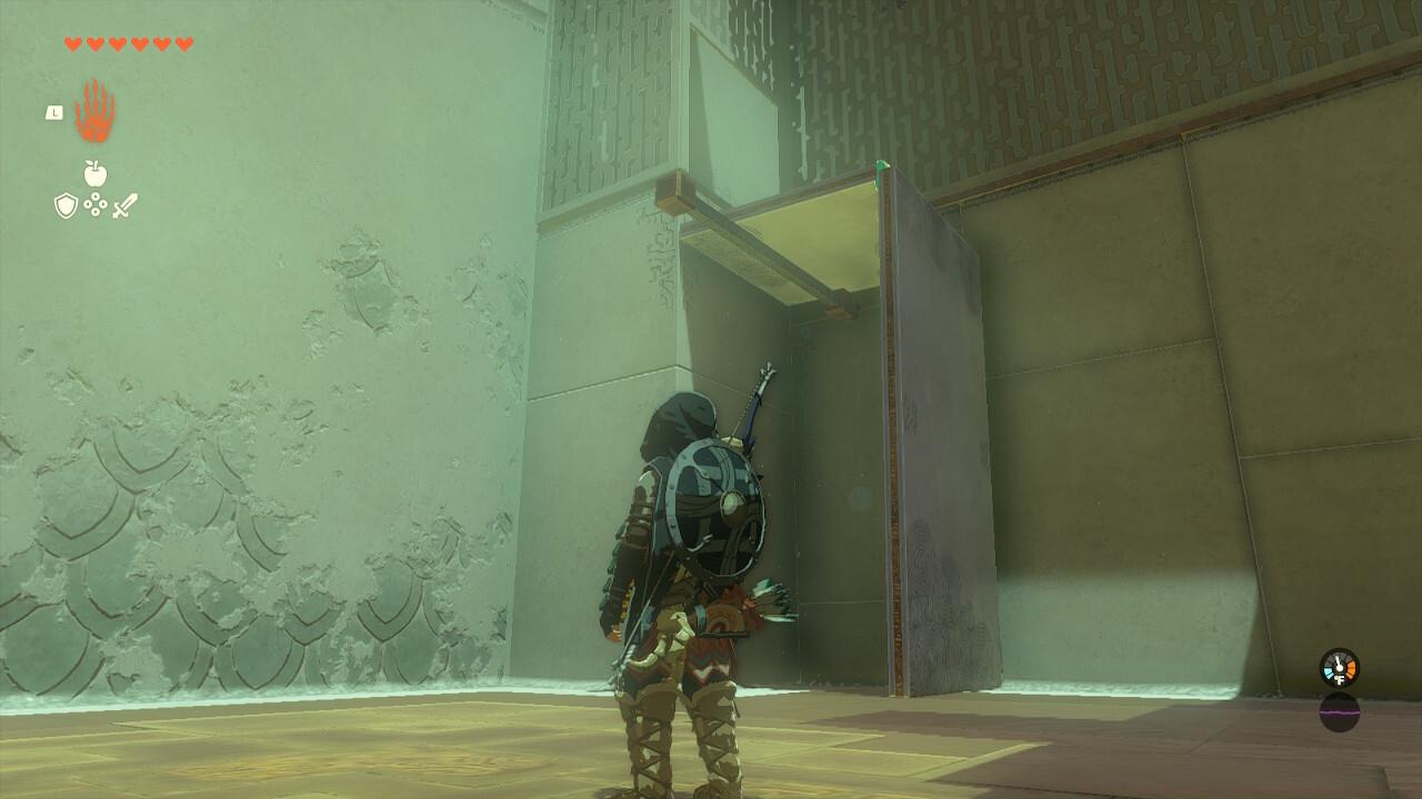 Create an upside-down L-shape, then Ascend through this one, too.