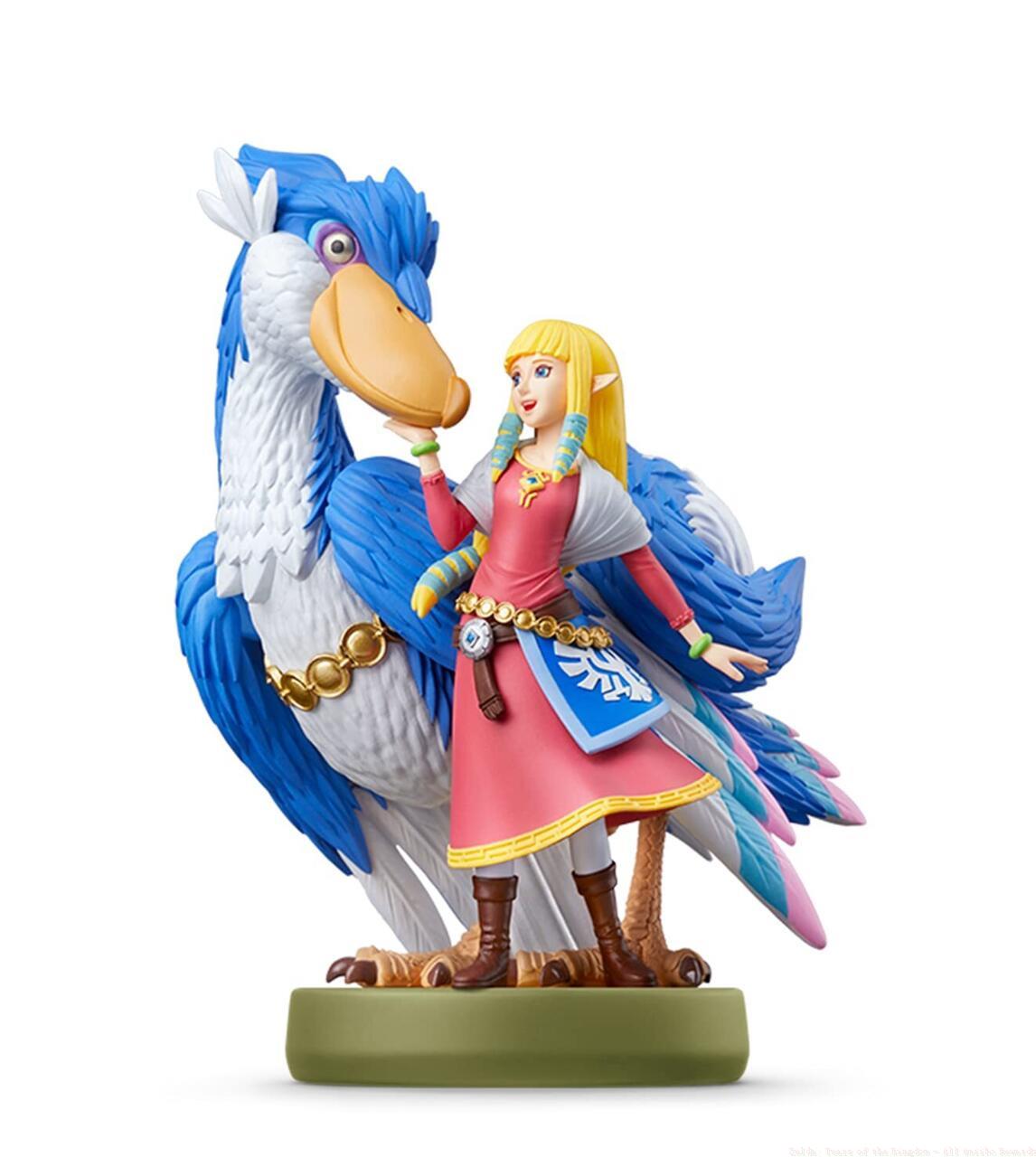 Skyward Sword Zelda and Loftwing Amiibo