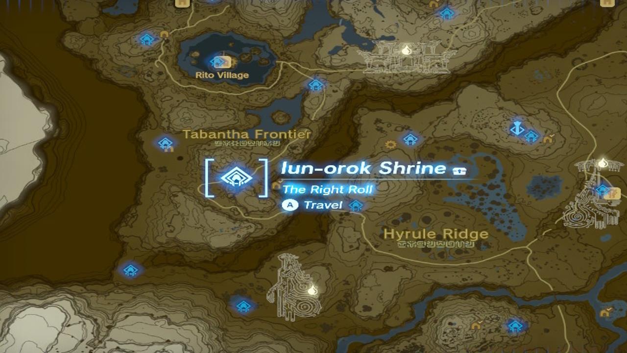 Iun-Orok Shrine location