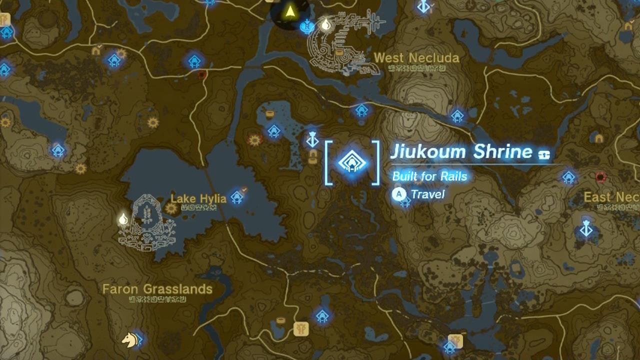 Jiukoum Shrine map