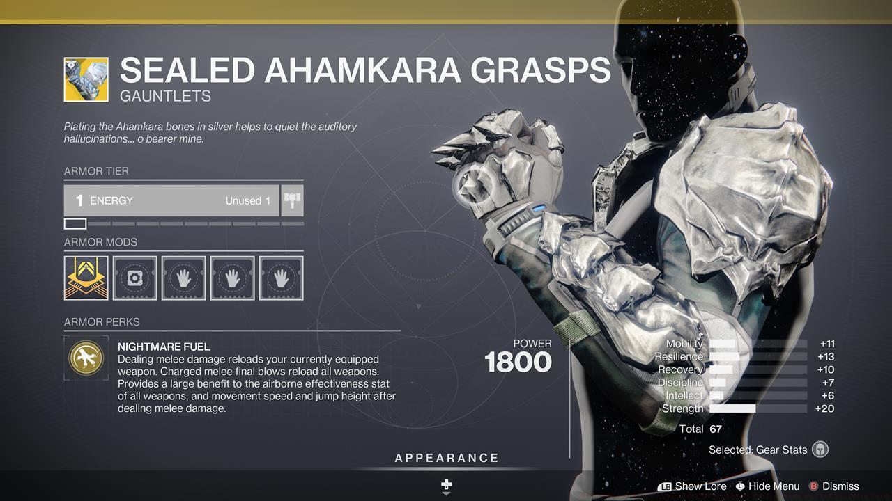 Sealed Ahamkara Grasps
