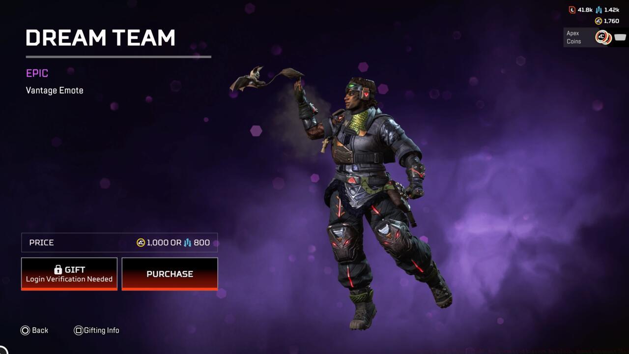 Dream Team Vantage emote