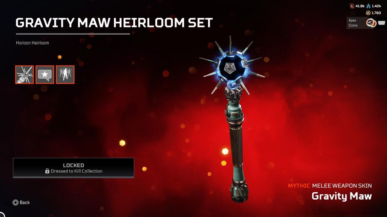 Gravity Maw Horizon Heirloom Weapon
