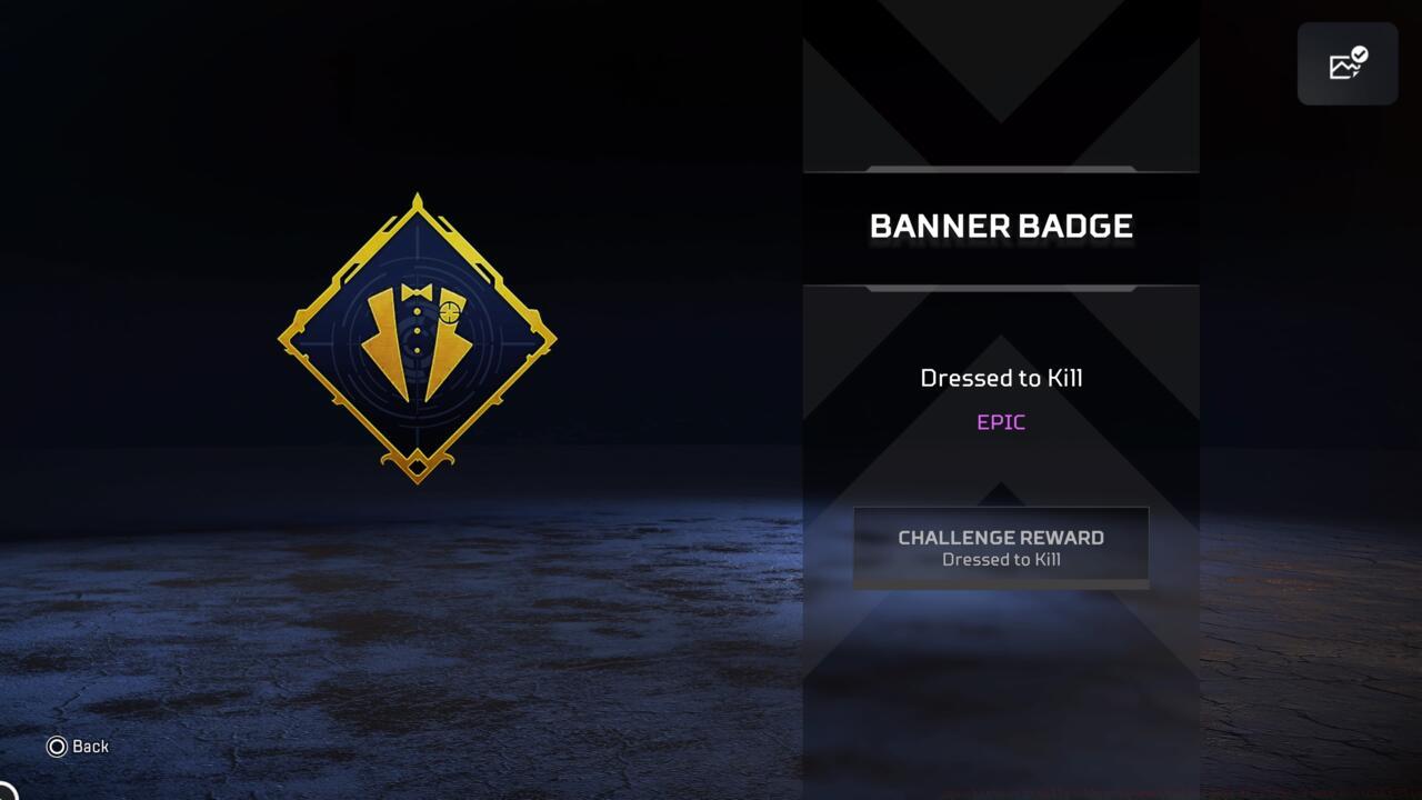 Dressed To Kill banner badge
