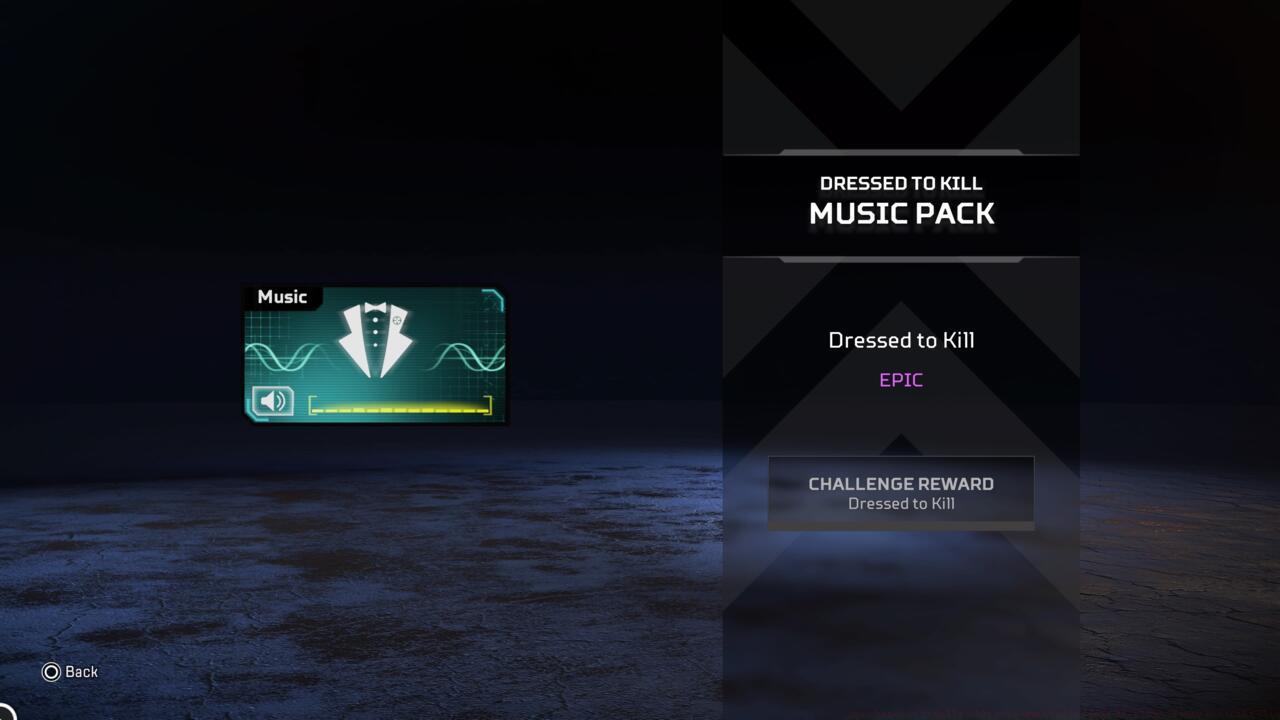 Dressed To Kill music pack