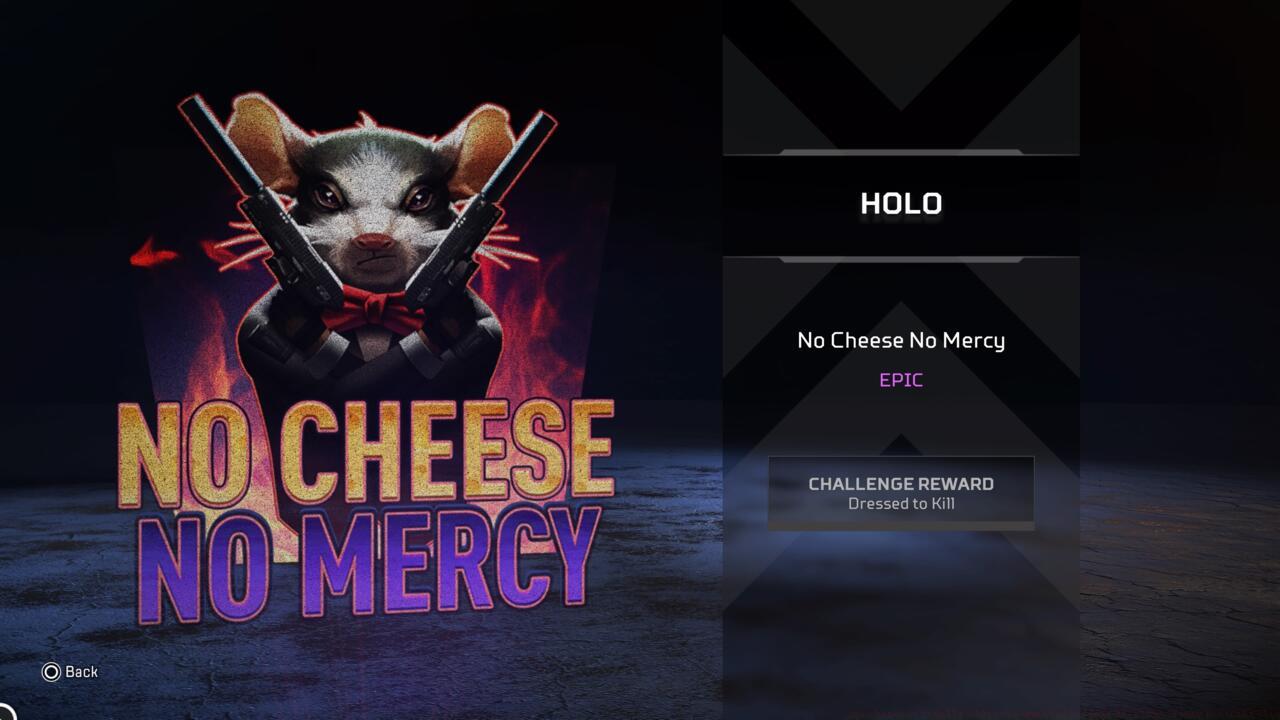 No Cheese No Mercy holospray