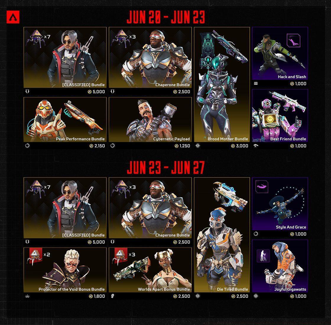 Week one store bundles