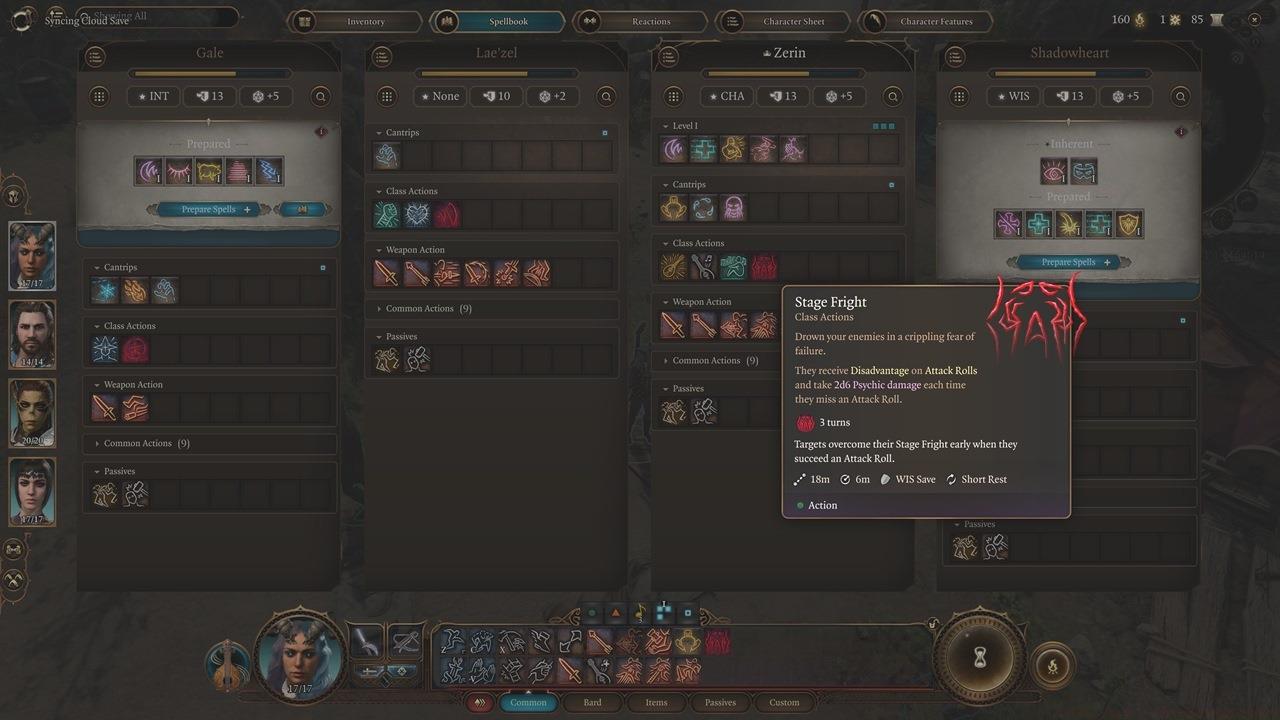 Illithid Powers have a blood red icon, implying their dark and twisted nature.