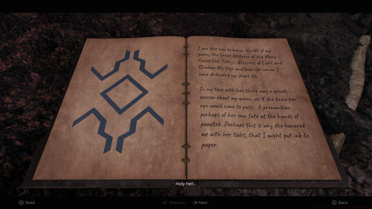 The book will show you which symbol is generated in your game. It may not look like the one above.