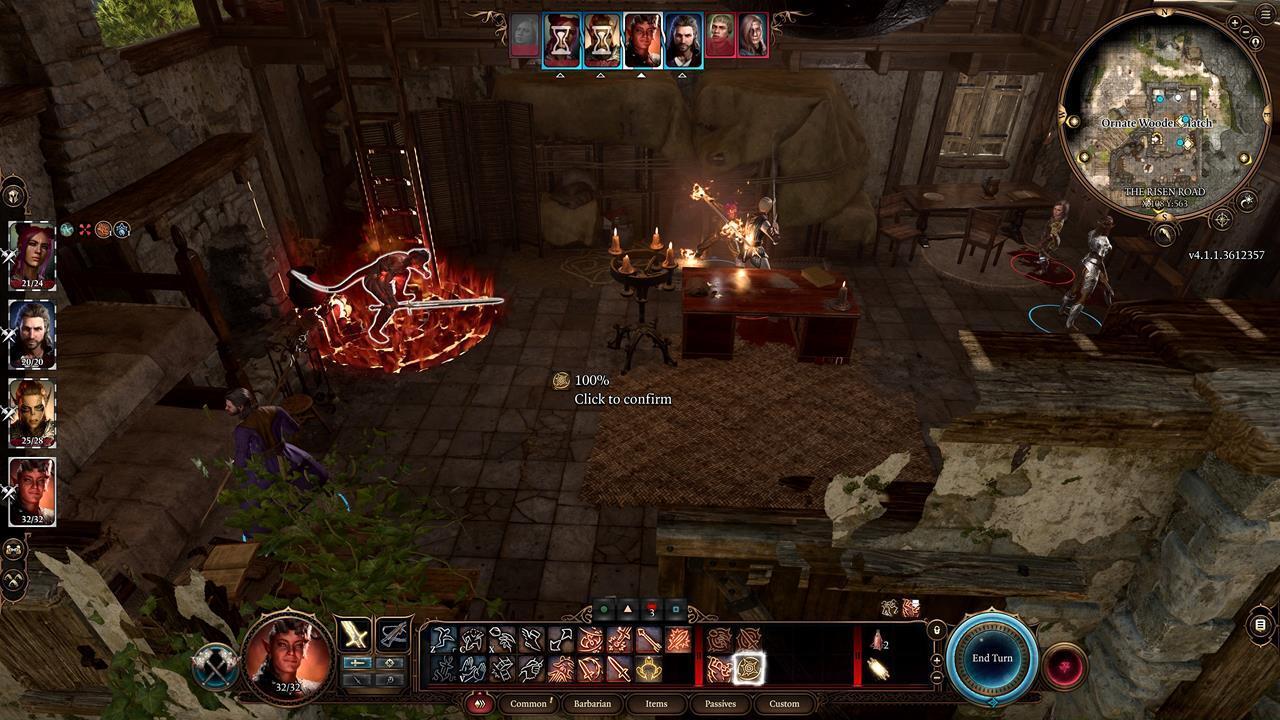 Position your squad properly before starting the battle against Anders.