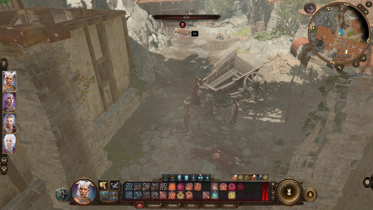 The ox you are looking for near the Zhentarim Hideout. 