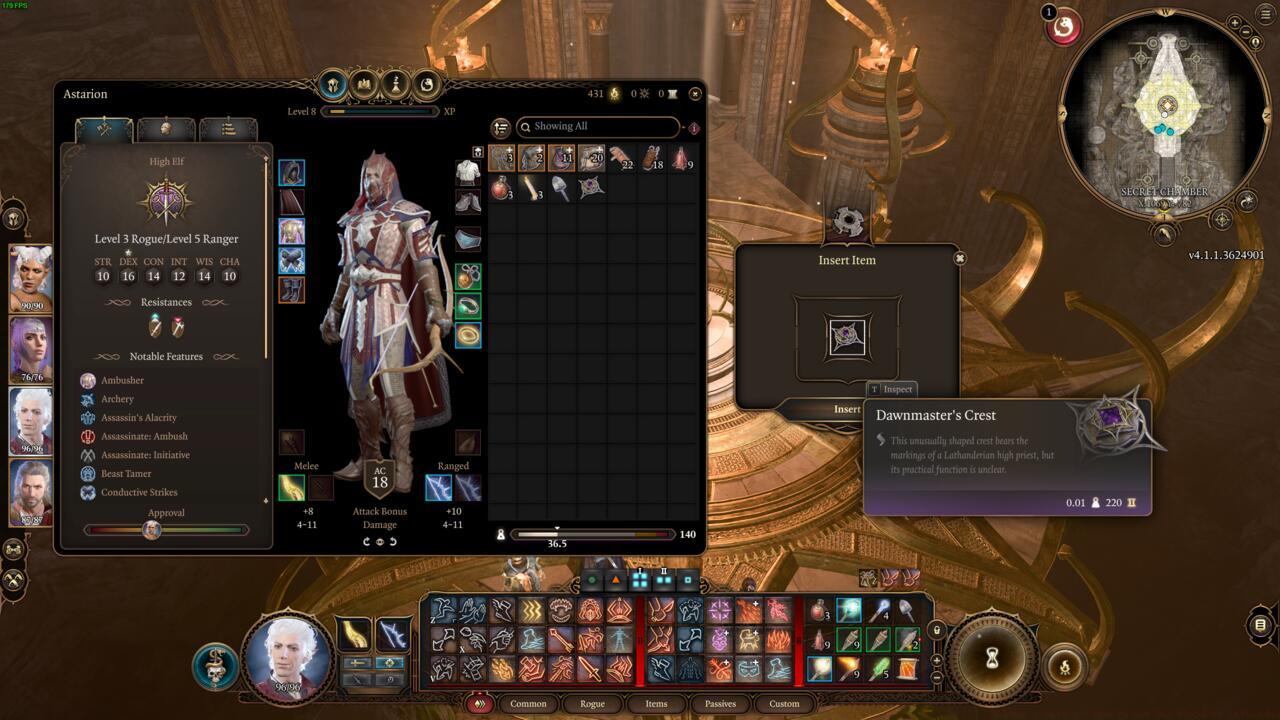 The Dawnmaster's Crest ensures that you can walk away with the mace easily. 