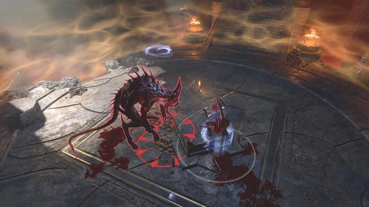 This battle was a duel for the Dark Urge avatar.