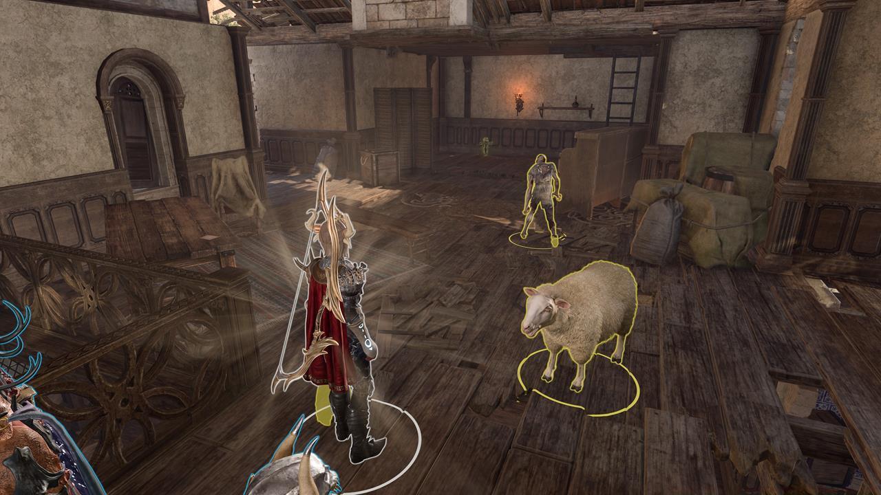 Destroy the voodoo doll at the back of the room before Mayrina fleece.