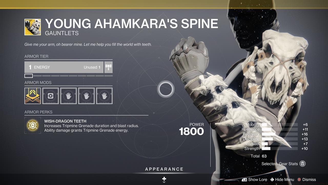 Young Ahamkara's Spine