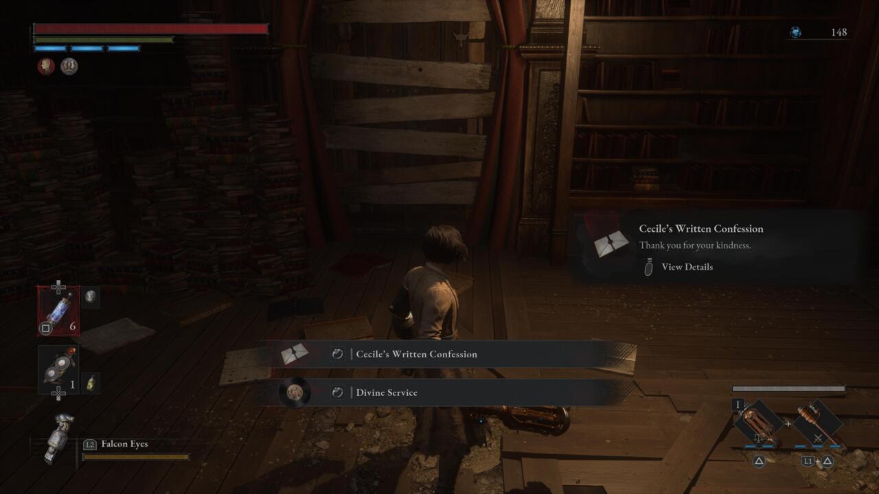 Cecile leaves behind some goodies for you.