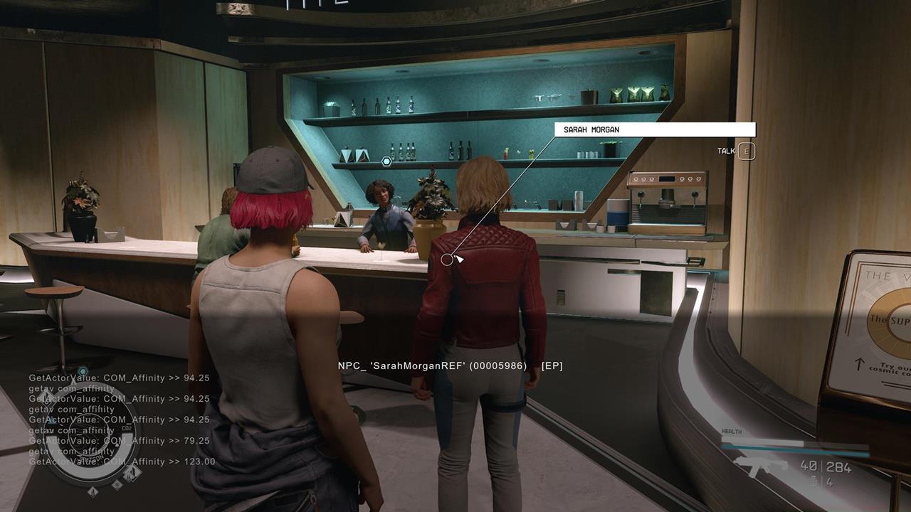 Take note a companion's affinity value before changing it.