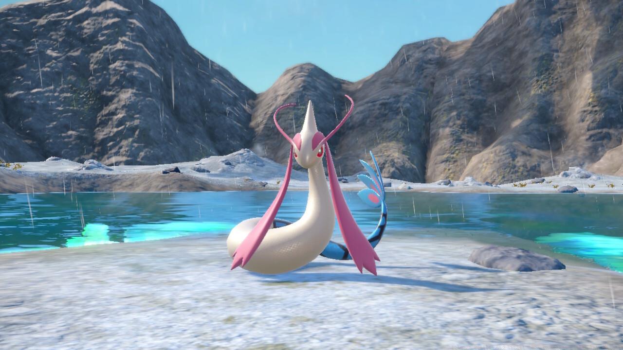 Feebas evolves into Milotic, but you will need a friend to trade with.