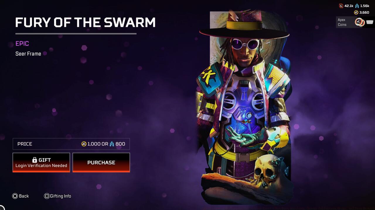 Fury Of The Swarm Seer banner frame