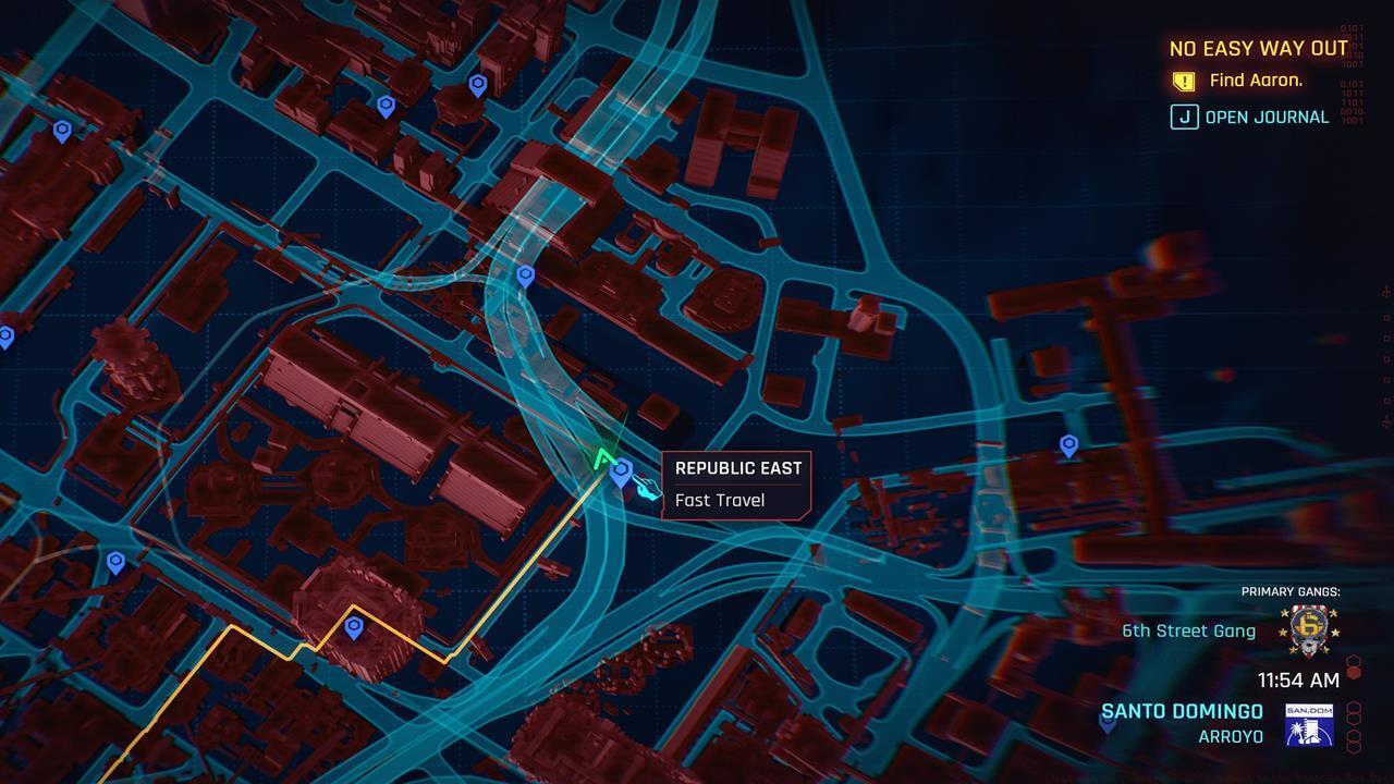 Use the Republic East fast travel point in Santo Domingo.