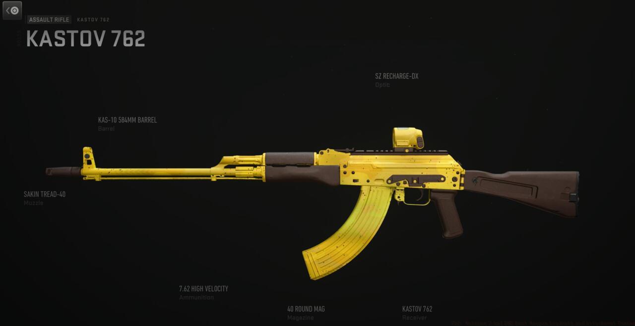 Kastov 762 assault rifle