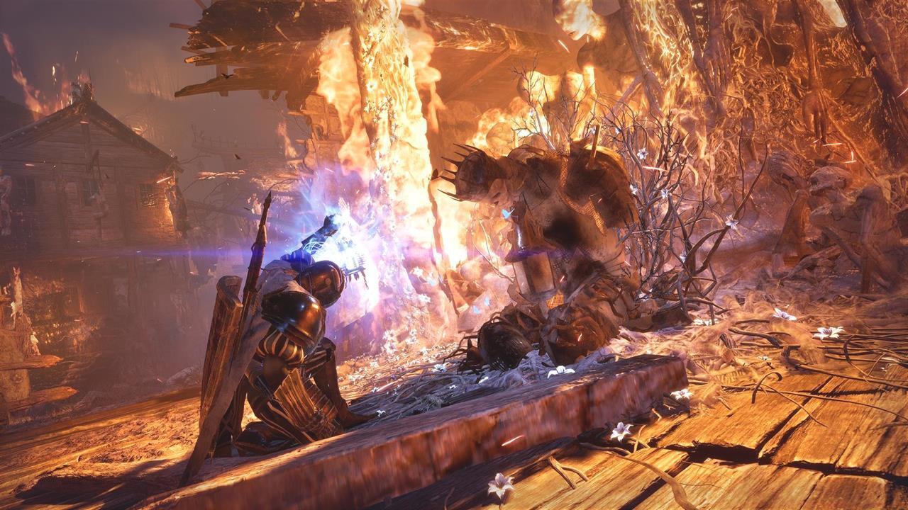 Pray that there's a vestige waypoint/bonfire nearby in case your character perishes.