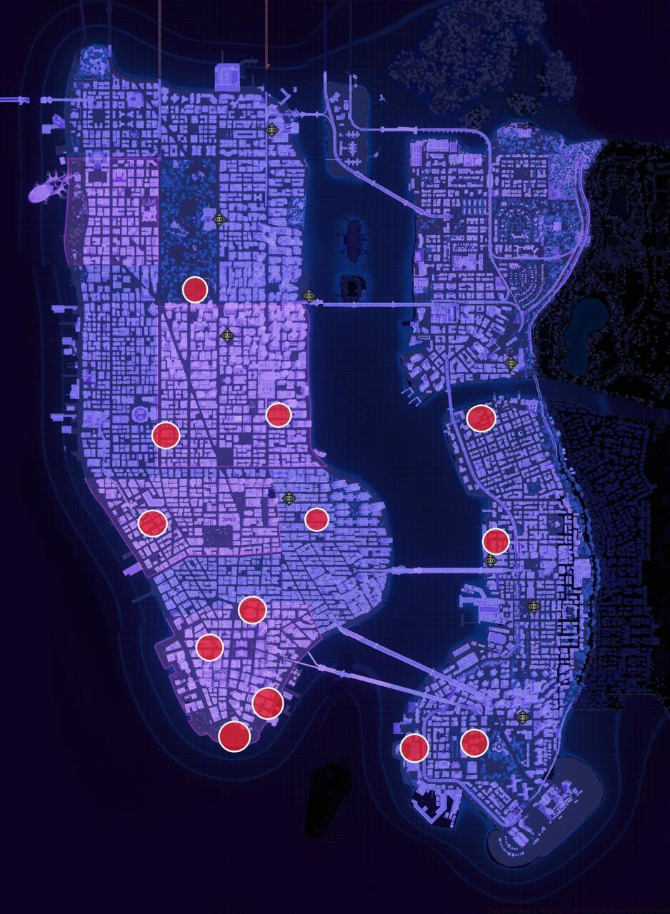 All Marko's Memories locations in Spider-Man 2