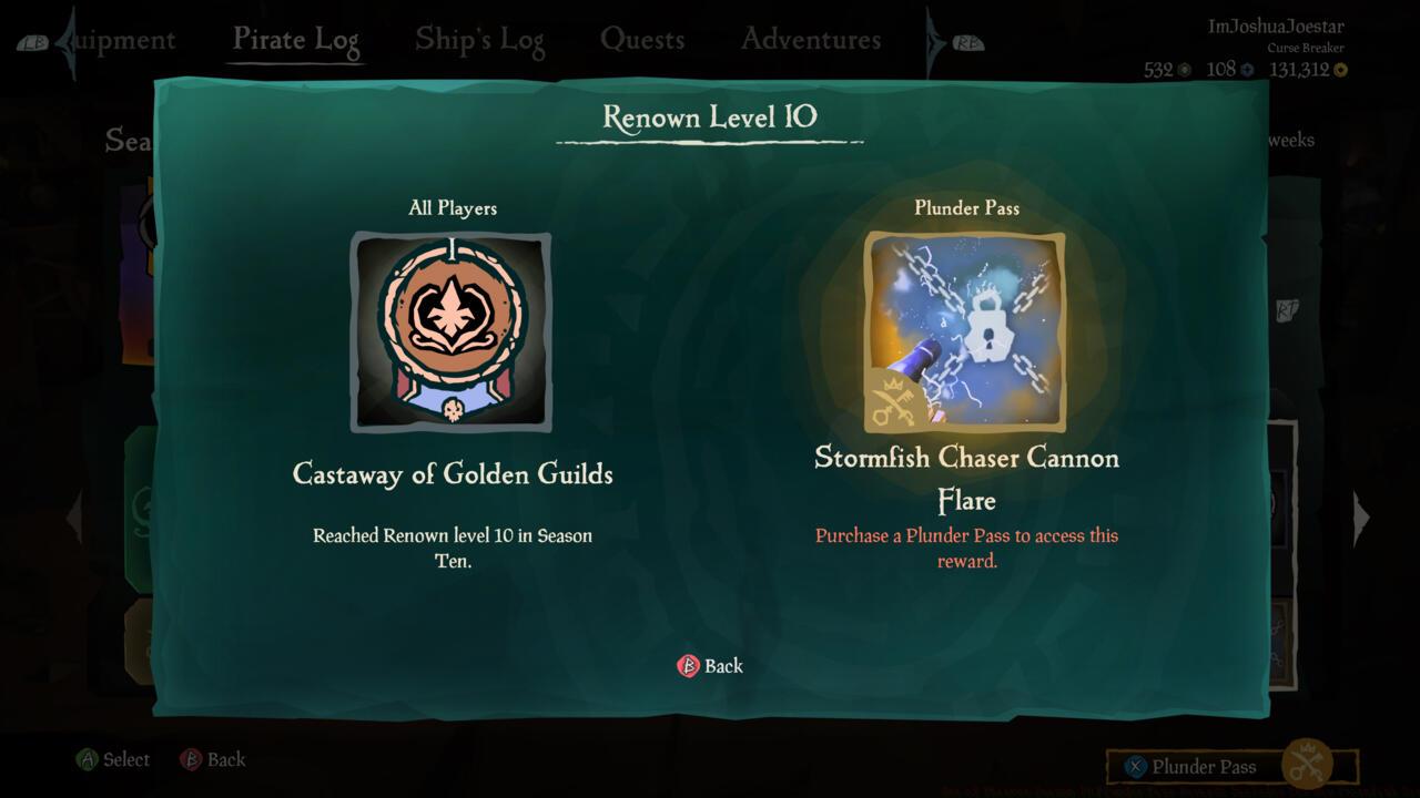 Castaway of Golden Guilds - Stormfish Chaser Cannon  (Plunder Pass)