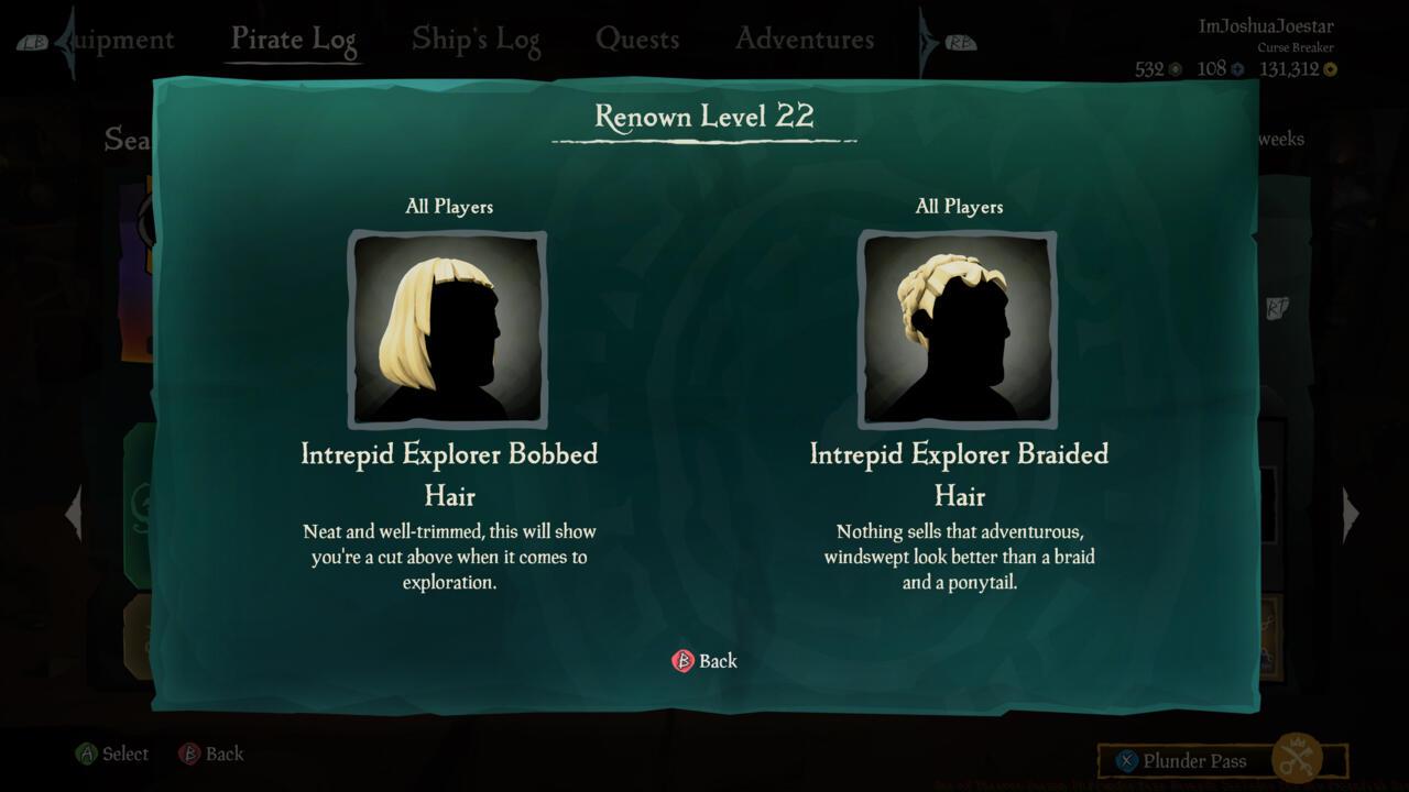 Intrepid Explorer Bobbed Hair - Intrepid Explorer Braided Hair