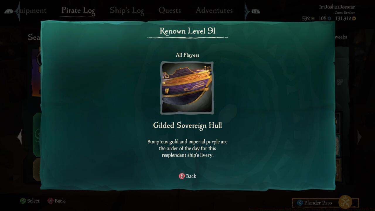 Gilded Soverign Hull