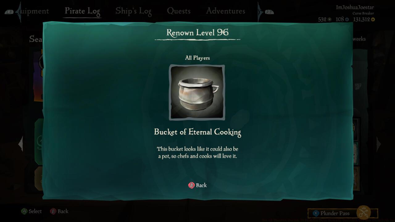 Bucket of Eternal Cooking