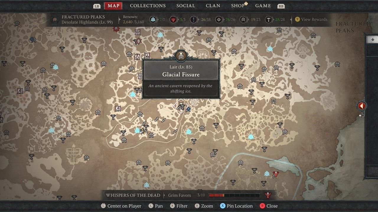 The Beast in Ice can be found in the Glacial Fissure.