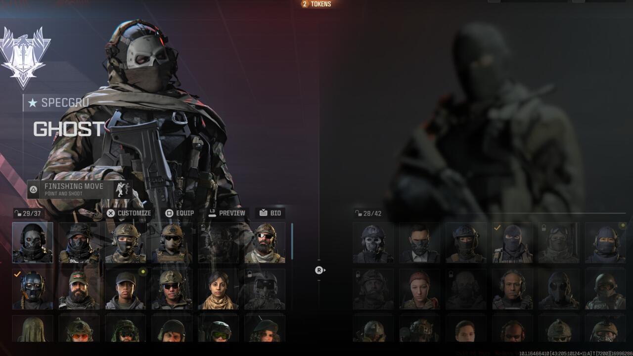 MW3 operator menu